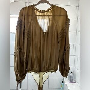 Free people bohemian bodysuit